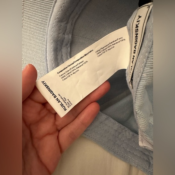 RUSLAN BAGINSKIY Ukraine Cotton Baseball Cap in Blue. OS. NWOT. - Picture 7 of 13